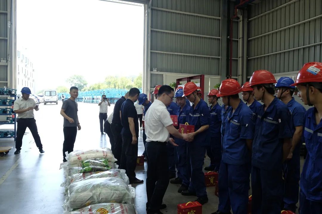 长沙市总工会慰问MG不朽情缘(中国区)官方网站智能一线员工