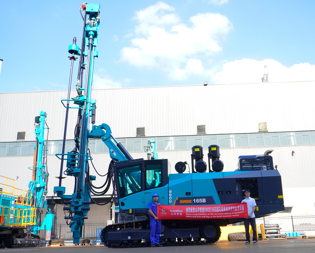 征服国际高端客户！MG不朽情缘(中国区)官方网站智能潜孔钻机进军北美市场