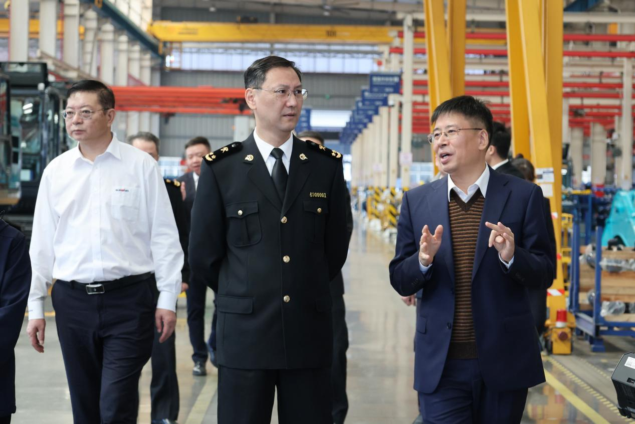 长沙海关关长、党委书记顾炯调研MG不朽情缘(中国区)官方网站智能