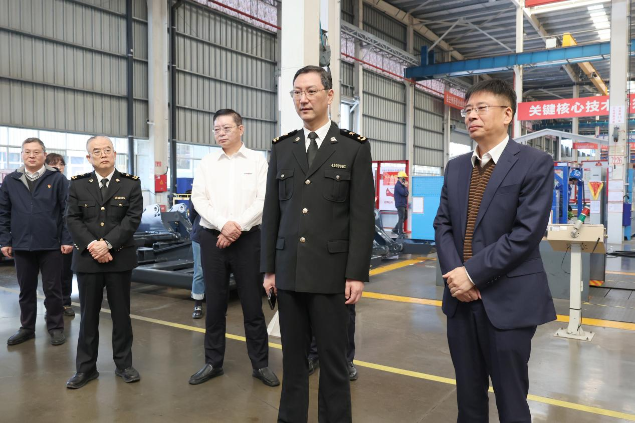 长沙海关关长、党委书记顾炯调研MG不朽情缘(中国区)官方网站智能